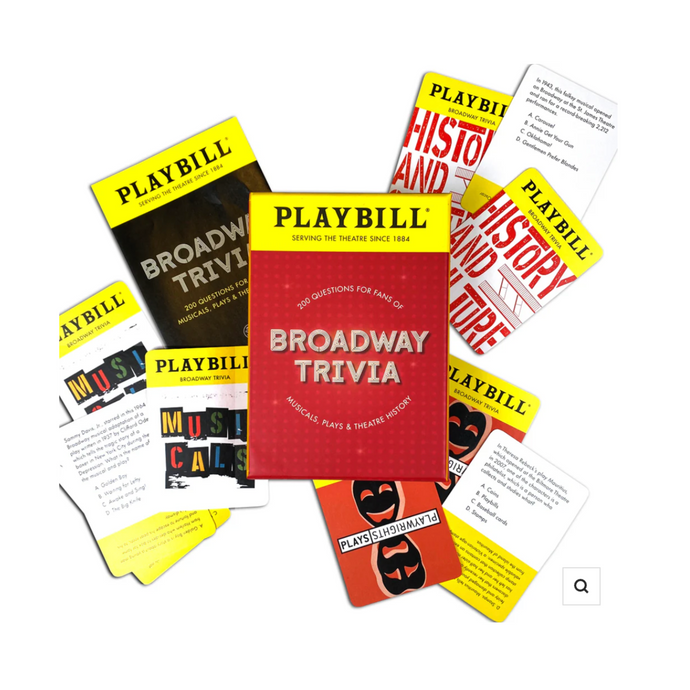 Playbill Broadway Trivia Game