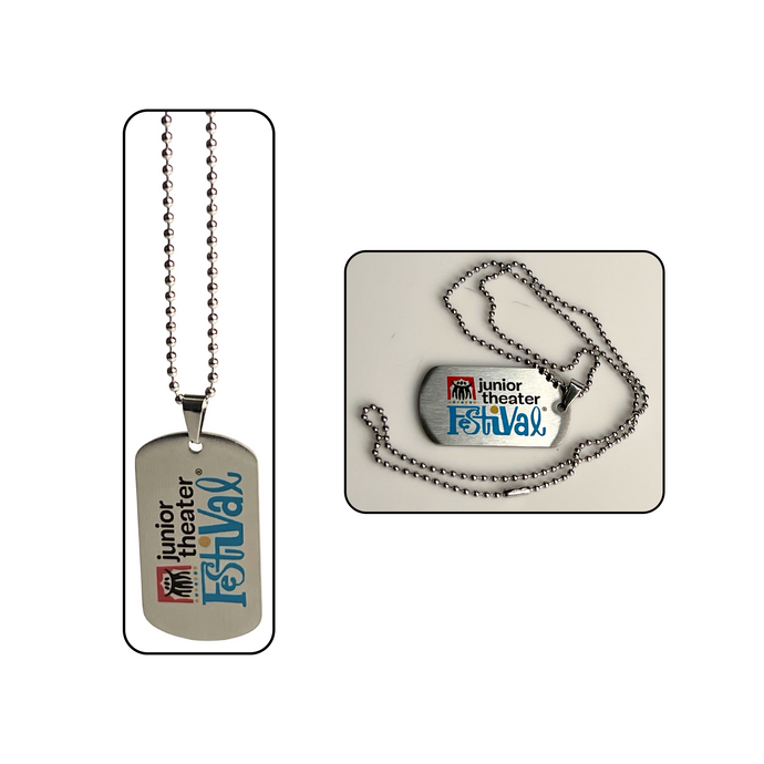 JTF 2024 Stainless Steel Dog Tag Necklace