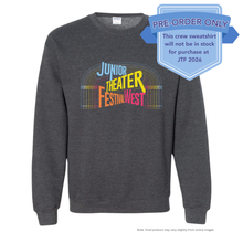 Load image into Gallery viewer, JTF 2026 West Crew Sweatshirt DARK HEATHER - PRE-ORDER ONLY