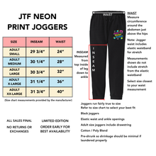 Load image into Gallery viewer, JTF Neon Print Jogger Pants