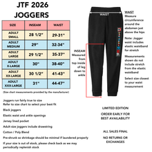 Load image into Gallery viewer, JTF 2026 Joggers Adult Sizes