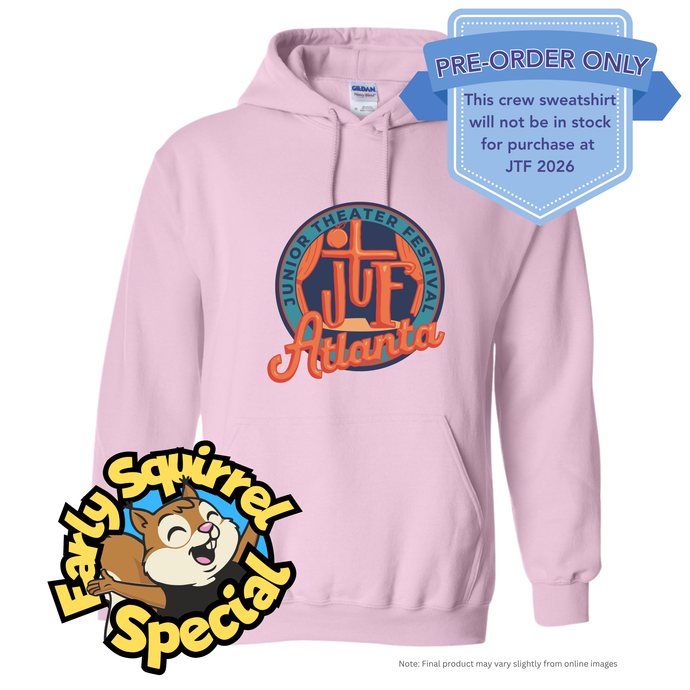 JTF 2026 Pullover Atlanta Hoodie LIGHT PINK - PRE-ORDER ONLY