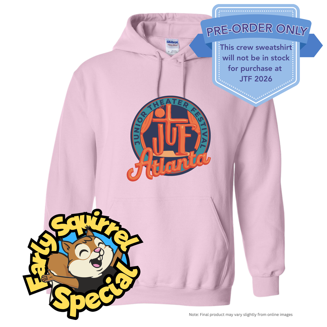 JTF 2026 Pullover Atlanta Hoodie LIGHT PINK - PRE-ORDER ONLY