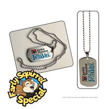 Load image into Gallery viewer, JTF 2026 Stainless Steel Dog Tag Necklace