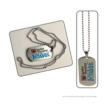 Load image into Gallery viewer, JTF 2026 Stainless Steel Dog Tag Necklace