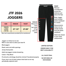 Load image into Gallery viewer, JTF 2026 Joggers Youth Size