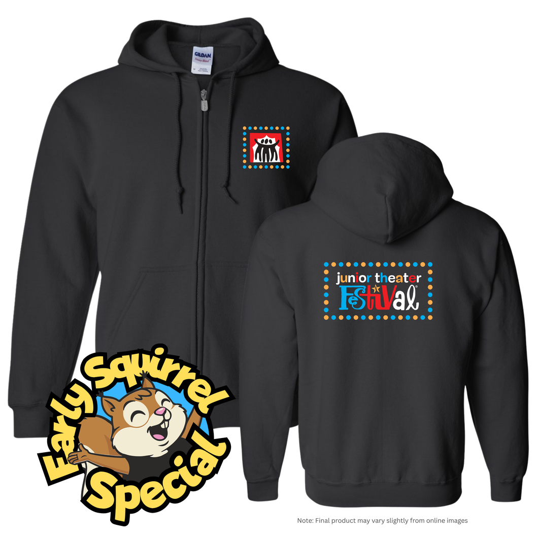 JTF 2026 Zip Hoodie BLACK Adult Sizes