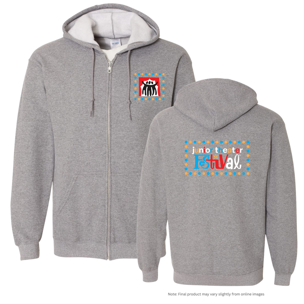 JTF 2026 Zip Hoodie GRAPHITE HEATHER