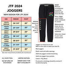 Load image into Gallery viewer, JTF 2024 Jogger Pants ADULT SIZES