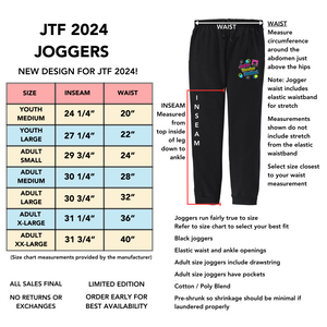 JTF 2024 Jogger Pants ADULT SIZES